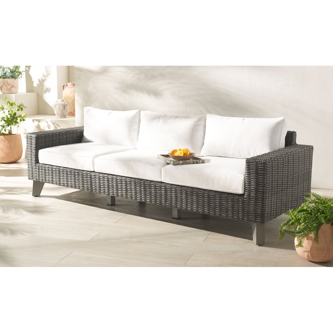 Swifton 94.5" Wicker Sofa